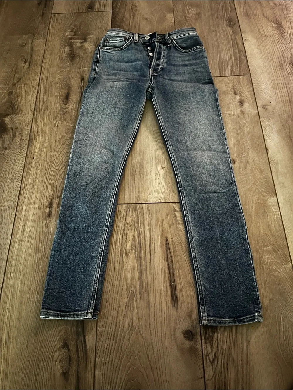 Re/Done High Rise Ankle Crop Jeans